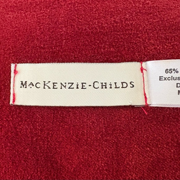 MacKenzie-Childs Red Accent Pillow - Picture 5 of 14